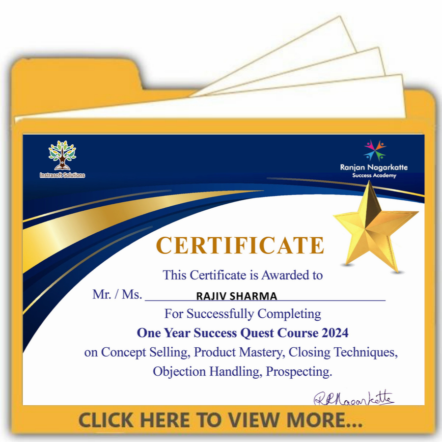 OUR CERTIFICATES